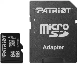 Карта памяти Patriot microSDXC LX Series 64GB (PSF64GMCSDXC10) фото