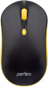 Компьютерная мышь Perfeo Mount (черный/желтый) фото