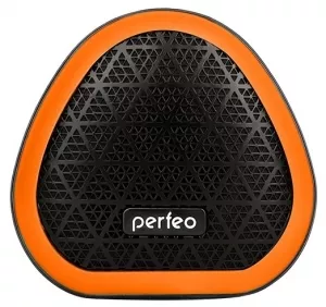 Портативная акустика Perfeo Triangle (черный/оранжевый) фото
