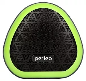 Портативная акустика Perfeo Triangle (черный/зеленый) фото