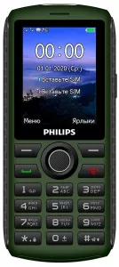 Philips Xenium E218 (зеленый) фото