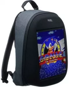 Школьный рюкзак Pixel One Grafit (серый) фото