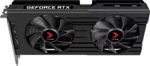 Видеокарта PNY GeForce RTX 3050 8GB XLR8 Gaming REVEL EPIC-X RGB Dual Fan Edition VCG30508DFXPPB фото