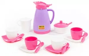 Игровой набор Полесье 40626 Набор детской посуды Алиса на 4 персоны (Pretty Pink) фото
