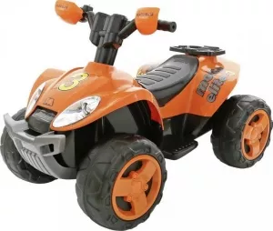Детский электроквадроцикл Полесье Molto Elite 3 6V (оранжевый) фото
