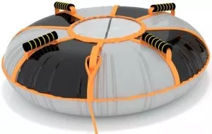 Тюбинг PolyTube Мультиколор 120 см (серо-черный) фото