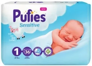 Подгузники Pufies Sensitive 1 Newborn (36 шт) фото
