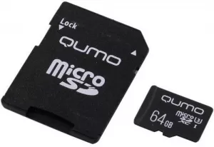 Карта памяти QUMO microSDXC 64GB (QM64GMICSDXC10U3) фото