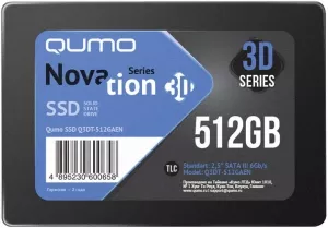 Жесткий диск SSD Qumo Novation 3D TLC (Q3DT-512GPGN) 512Gb фото