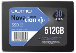SSD QUMO Novation 3D TLC 512GB Q3DT-512GSCY фото