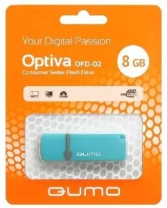 USB Flash QUMO Optiva 02 8GB (голубой) фото