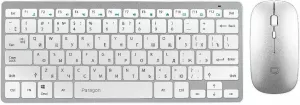 Клавиатура + мышь QUMO Paragon (серебристый/белый) фото