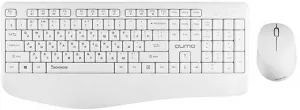 Клавиатура + мышь QUMO Space (белый) фото