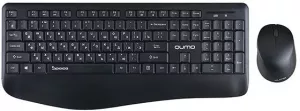 Клавиатура + мышь QUMO Space (черный) фото