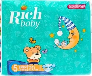 Подгузники Rich Baby Junior 5 (20шт) фото