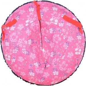 Санки-ватрушка Rios D80 Розовые цветы фото