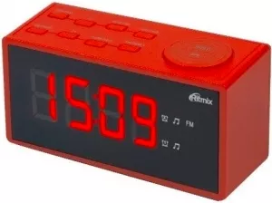 Электронные часы Ritmix RRC-1212 (красный) фото