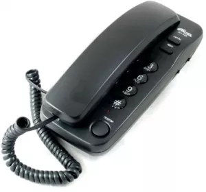 Проводной телефон Ritmix RT-100 (черный) фото