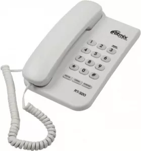 Проводной телефон Ritmix RT-320 (белый) фото