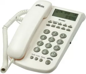 Проводной телефон Ritmix RT-440 (белый) фото