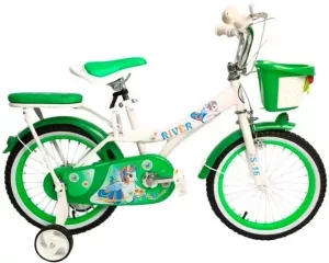 Велосипед детский RiverBike S-16 (зеленый) фото