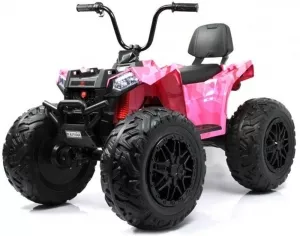Детский электромобиль RiverToys A111AA 4WD (розовый камуфляж) фото