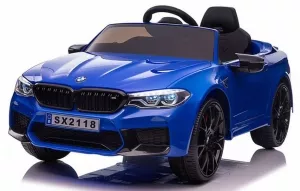 Детский электромобиль RiverToys BMW M5 A555MP (синий) фото