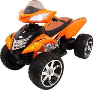 Детский электроквадроцикл RiverToys E005KX (оранжевый) фото
