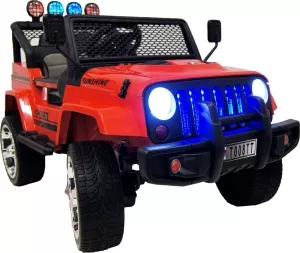 Детский электромобиль RiverToys Jeep T008TT (красный) фото