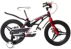 Детский велосипед Rook City 14 (черный) фото