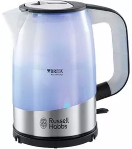 Russell Hobbs Retro Style 1.7L Electric Kettle, Heavenly Blue