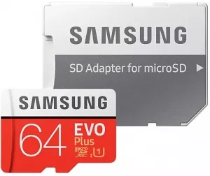 Карта памяти Samsung EVO Plus microSDXC 64Gb (MB-MC64HA/RU) фото