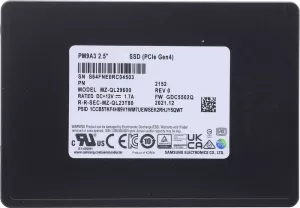 SSD Samsung PM9A3 7.68TB MZQL27T6HBLA-00A07 фото