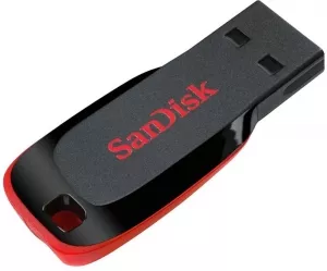 USB Flash SanDisk Cruzer Blade Black 128GB (SDCZ50-128G-B35) фото