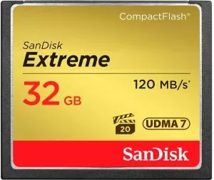 Карта памяти SanDisk Extreme CompactFlash 32Gb (SDCFXS-032G-X46) фото