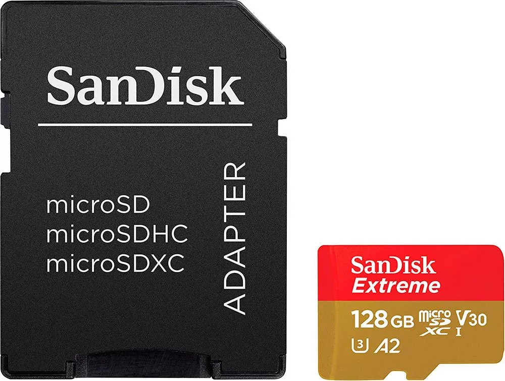 Карта памяти SanDisk Extreme microSDXC 128Gb (SDSQXAA-128G-AN6MA) фото