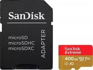 Карта памяти SanDisk Extreme microSDXC 400Gb (SDSQXA1-400G-GN6MA) фото