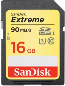 Карта памяти SanDisk Extreme SDHC 16Gb (SDSDXNE-016G-GNCIN) фото