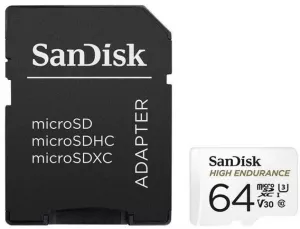 Карта памяти SanDisk High Endurance microSDXC 64Gb (SDSQQNR-064G-GN6IA) фото