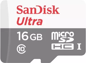 Карта памяти SanDisk Ultra microSDHC Class 10 UHS-I 16GB фото