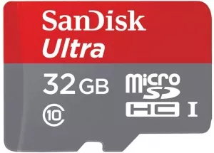 Карта памяти SanDisk Ultra microSDHC Class 10 UHS-I 32GB с адаптером фото