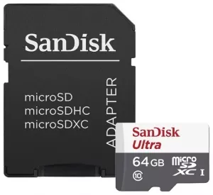 Карта памяти SanDisk Ultra microSDXC 64Gb (SDSQUNS-064G-GN6TA) фото