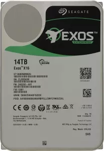 Жесткий диск Seagate Exos X16 (ST14000NM002G) 14000Gb фото