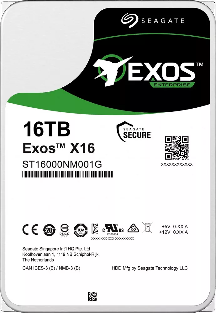 Жесткий диск Seagate Exos X16 (ST16000NM001G) 16000Gb фото