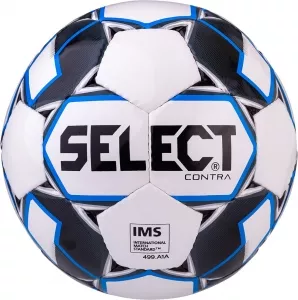 Мяч футбольный Select Contra IMS 5 white/black/blue фото
