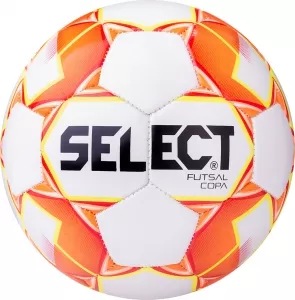 Мяч для мини-футбола Select Futsal Copa 4 white/orange/yellow фото