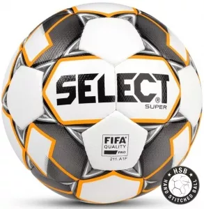 Футбольный мяч Select Super №5 White-Grey-Orange FIFA фото