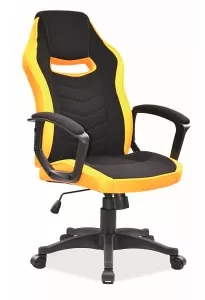 Кресло Signal Camaro (черный/желтый) фото