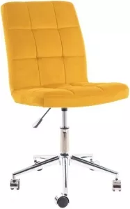 Офисный стул Signal Q-020 Velvet (желтый) фото