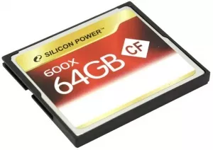 Карта памяти Silicon Power CompactFlash 600X 64GB (SP064GBCFC600V10)  фото